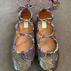 Authentic Valentino Ballet Flats 8.5 (fits 8) NEW